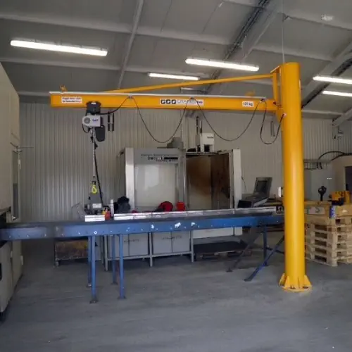 Emelőgépek - Oszlopos forgódaru