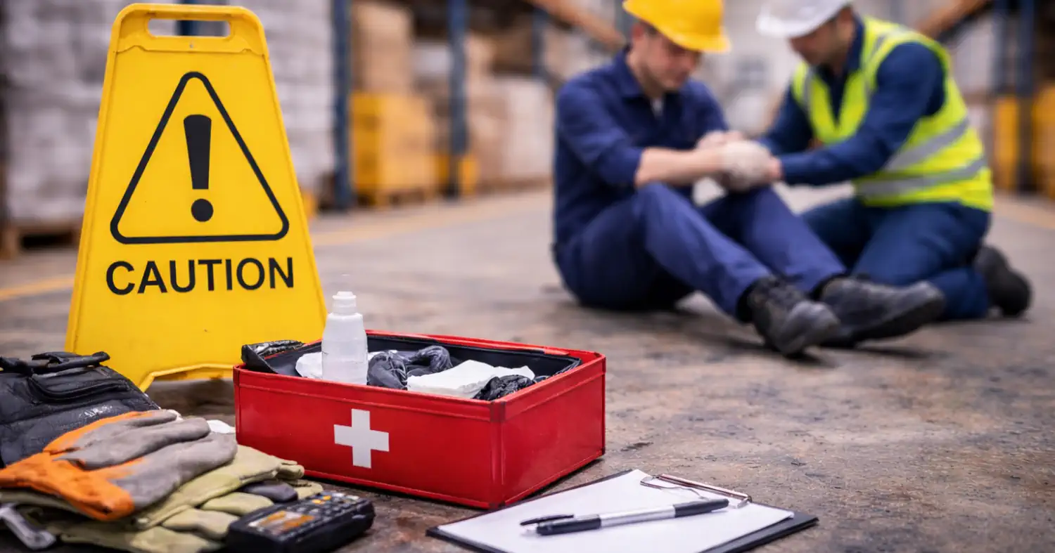 Munkahelyi baleset történt? Teendők percről percre